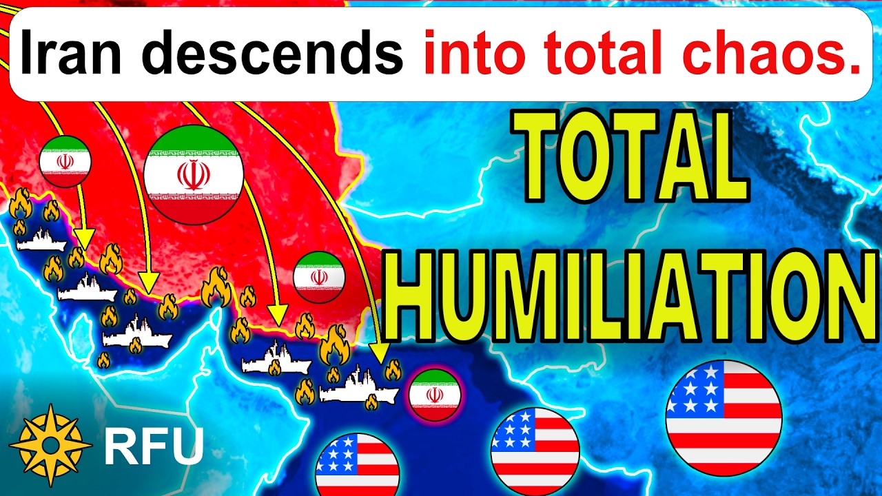 Iran sinks its own ships amid total command breakdown and confusion