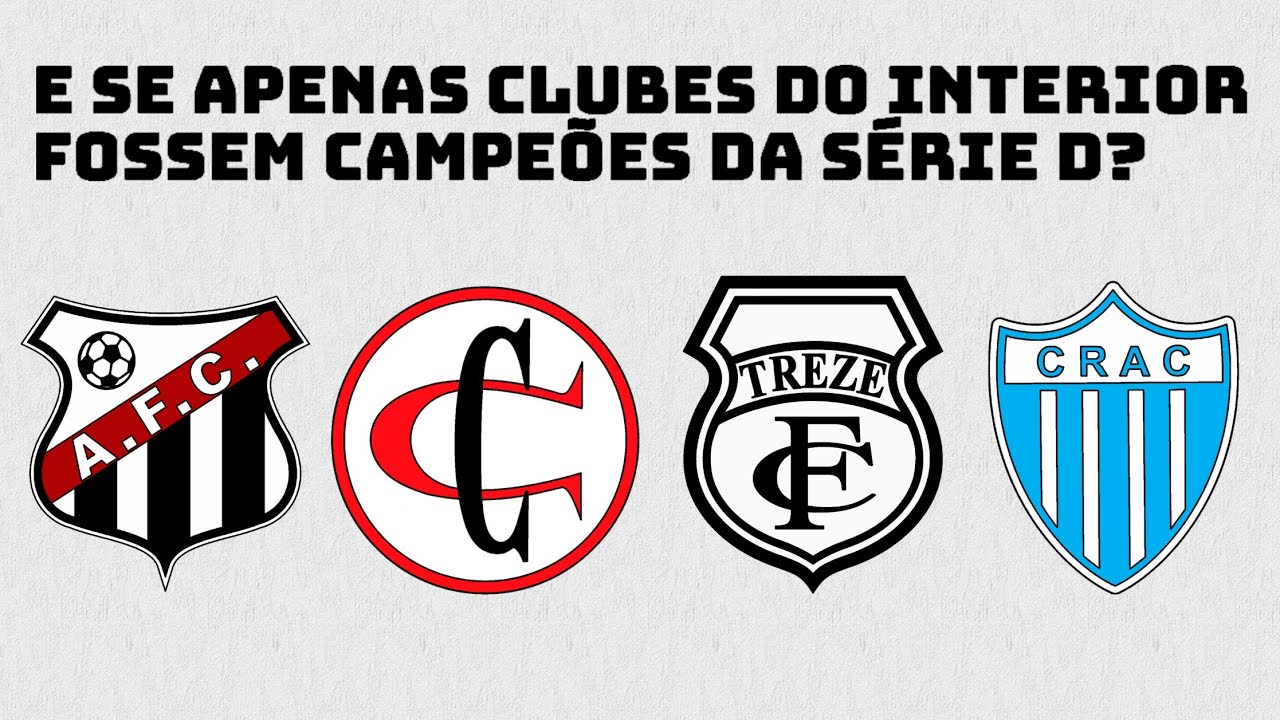 E se apenas clubes do interior fossem campeões do Brasileiro Série D? (2009 - 2025)