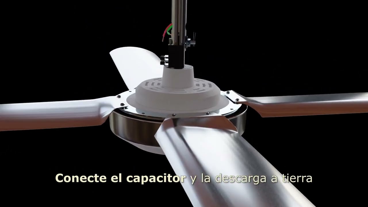 Instructivo | Instalación de ventilador de techo SeverBon sin luminaria