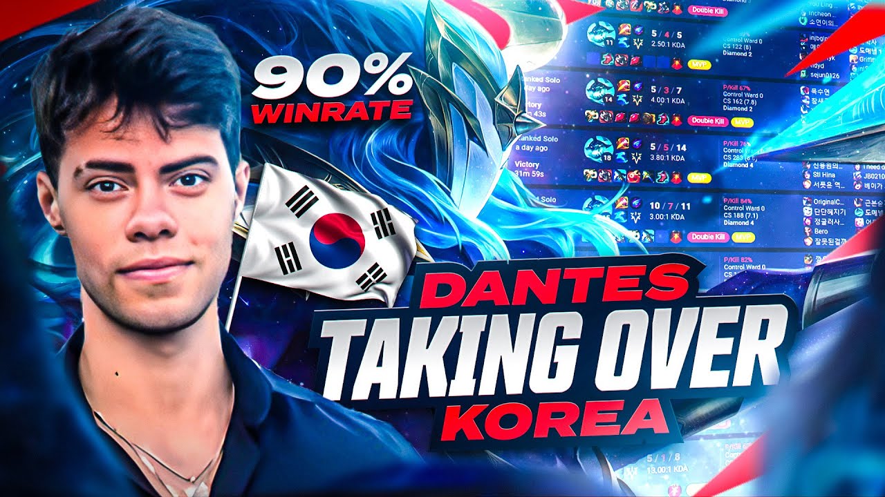 Unranked to Diamond Korea in 30 Hours... *DANTES IS TAKING OVER*
