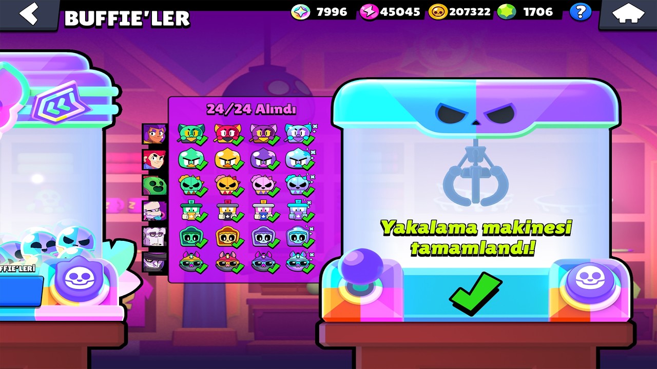 🔥 MAKİNEDEKİ TÜM BUFFLERİ ALDIM! TÜM ALTINLAR GİTTİ! 😱 | Brawl Stars