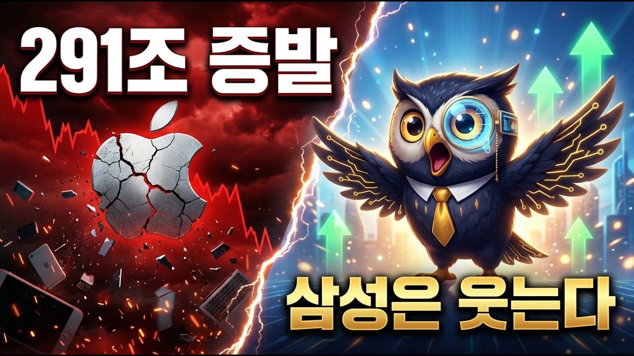 애플 291조가 이틀 만에 증발했습니다 삼성이 웃는 진짜 이유