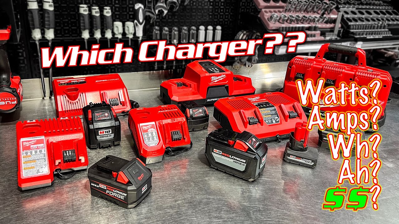 Имеет ли это ДЕЙСТВИТЕЛЬНО значение? Зарядные устройства Milwaukee — какие вам нужны?
