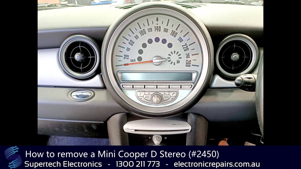 How to remove a Mini Cooper D Stereo (#2450)