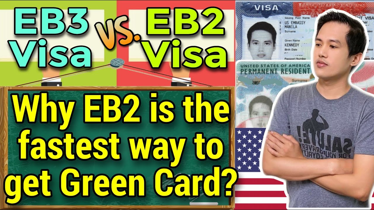 Detailed EB2 Visa vs EB3 Visa. Why EB2 is the fastest way to get Green Card? (TAGALOG)
