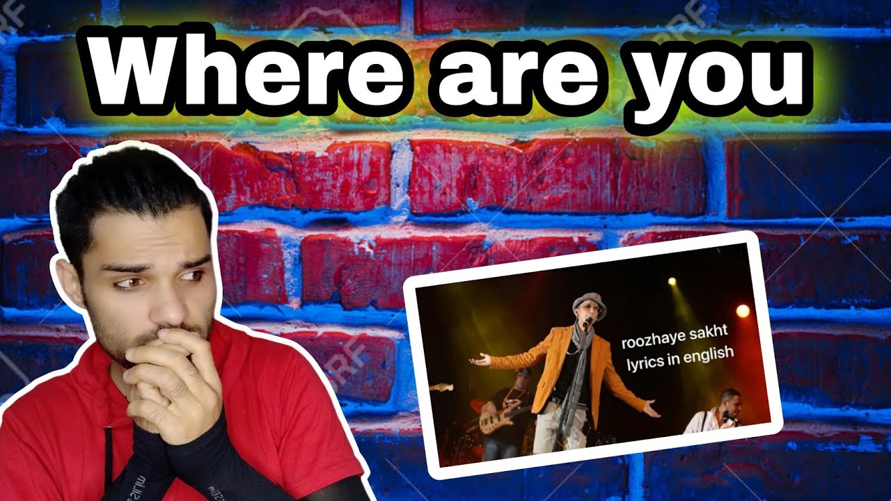Morteza Pashaei roozhaye sakht lyrics in english