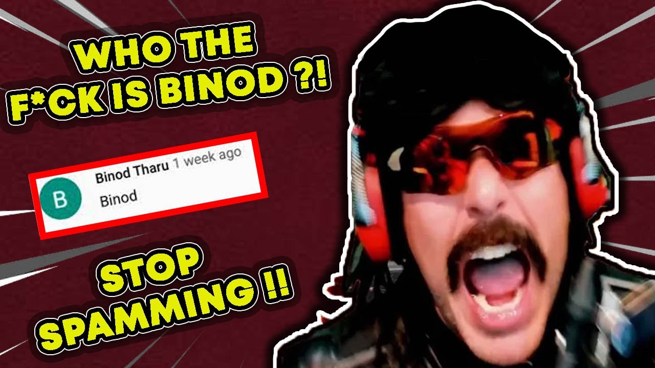 Dr Disrespect gets annoyed by BINOD on his live stream | Who is BINOD | dr disrespect binod