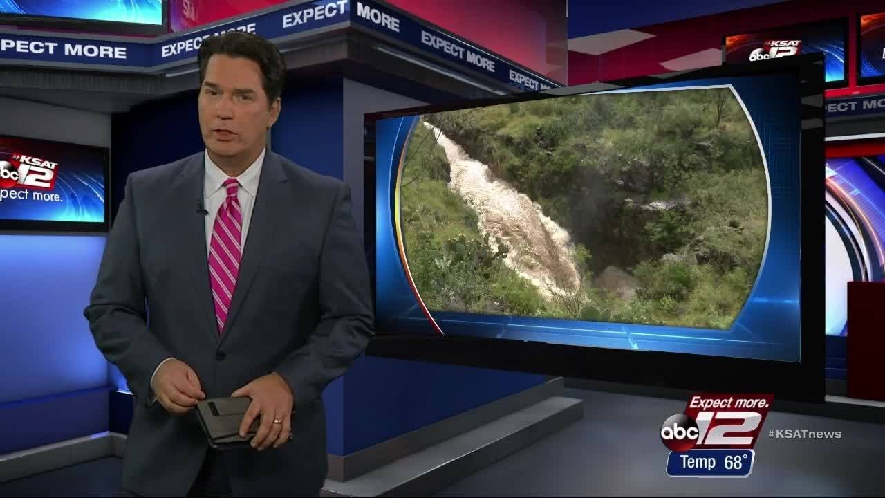 VIDEO: Heavy rains make for rare sight as water floods into aquifer