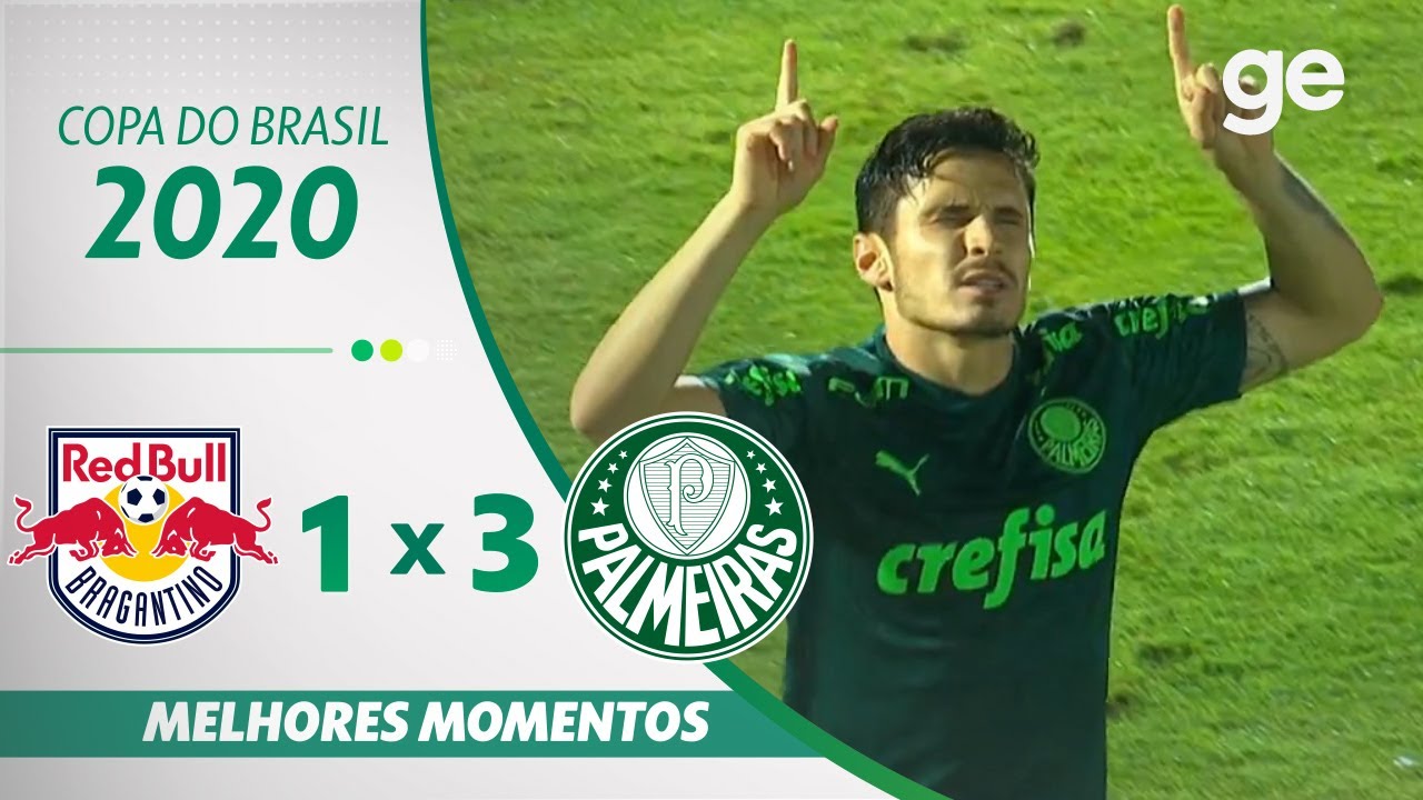 BRAGANTINO 1 X 3 PALMEIRAS | MELHORES MOMENTOS | OITAVAS DA COPA DO BRASIL 2020 | ge.globo