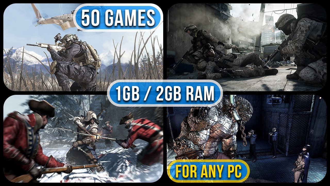 Top 50 Games That Will Run on ANY PC!