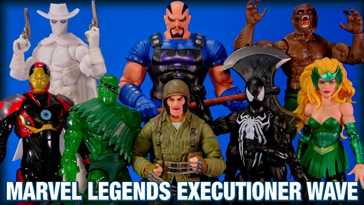 Marvel Legends Executioner Wave Spider-Man Wolverine Iron Man Phantom Rider Overview and Play Day!
