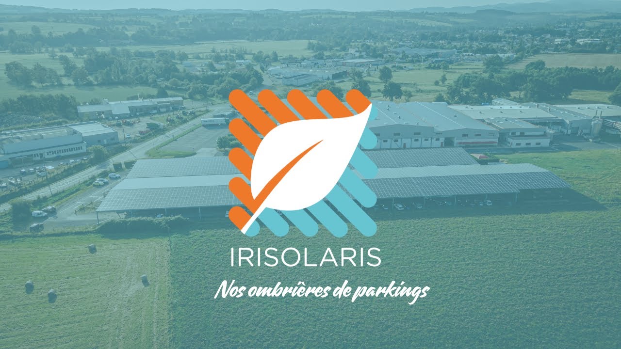 Ombriere  de parking avec Irisolaris