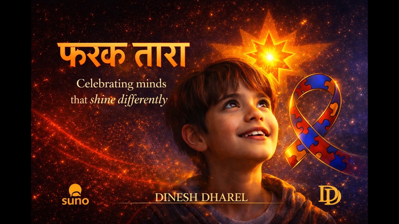 फरक तारा | Different Star | Nepali Cinematic Identity | Autism Awareness Song by Dinesh Dharel