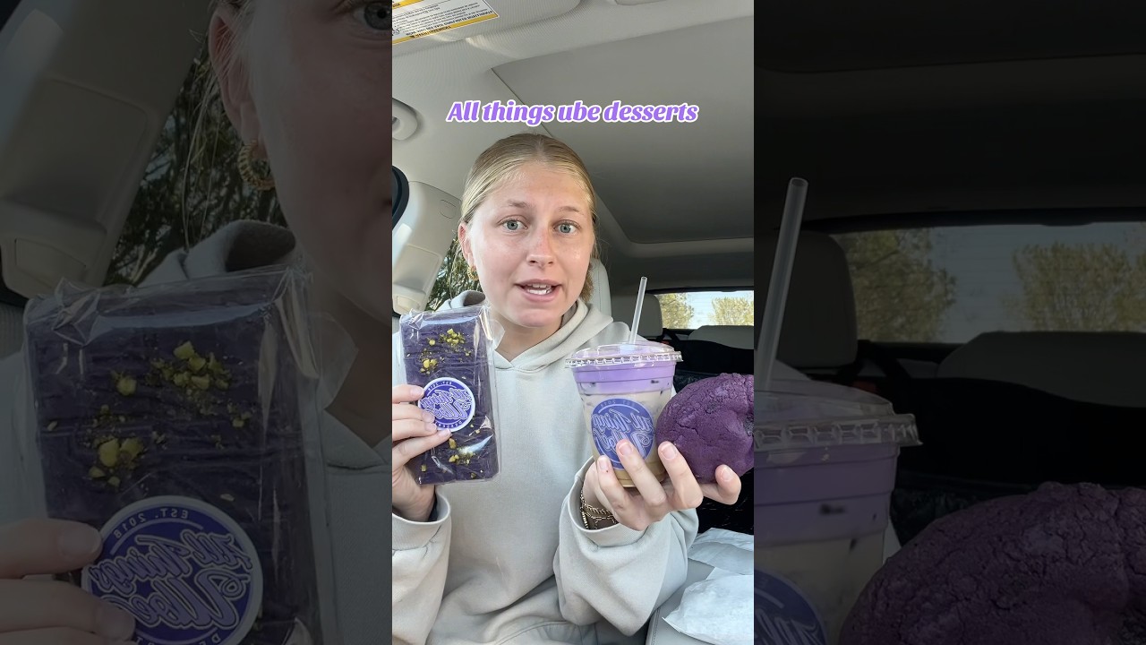 Пробую все десерты с убэ 🤯🤯 #убэ #десерты #гурман #любительеды