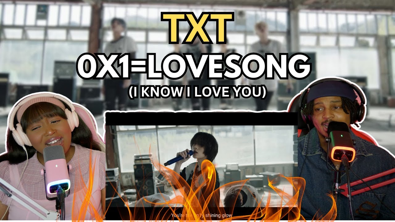 We React To TXT - 0X1=LOVESONG (I Know I Love You) For The First Time! 🔥