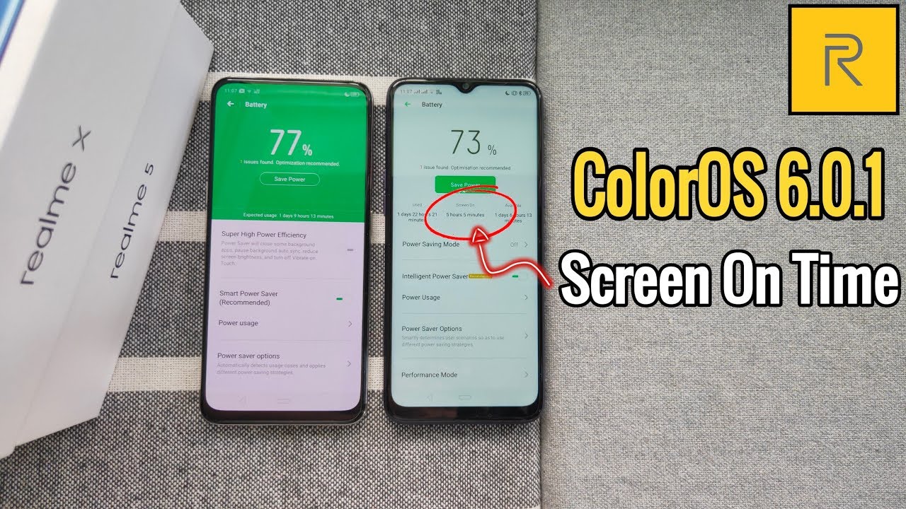 ColorOS 6.0 vs ColorOS 6.0.1: Screen On Time is here! OMG!!!