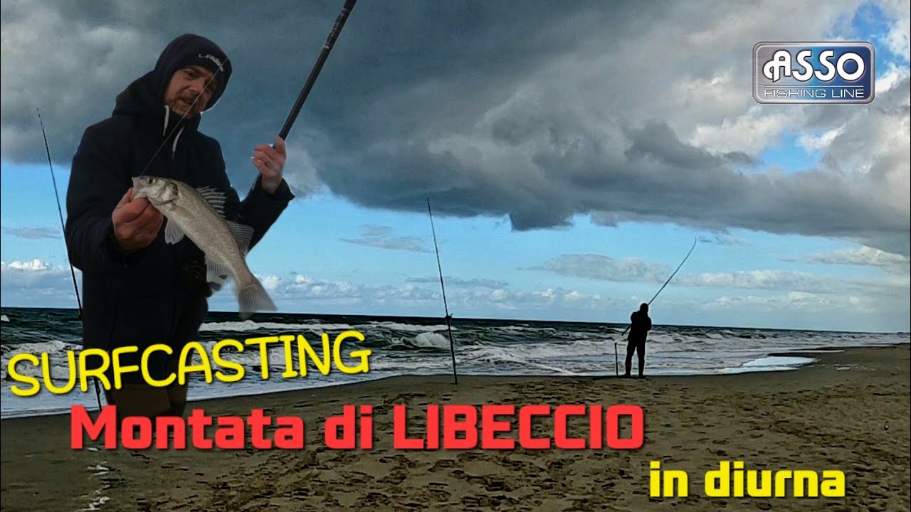 Montata veloce di Libeccio in diurna...mare da Surfcasting!