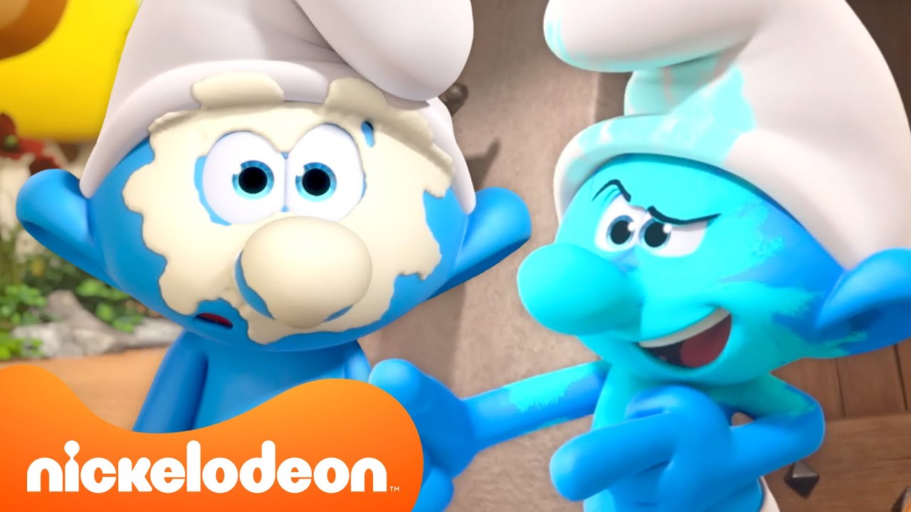 45 минут САМЫХ СМЕШНЫХ моментов Смурфиков 🤣 | @Nicktoons
