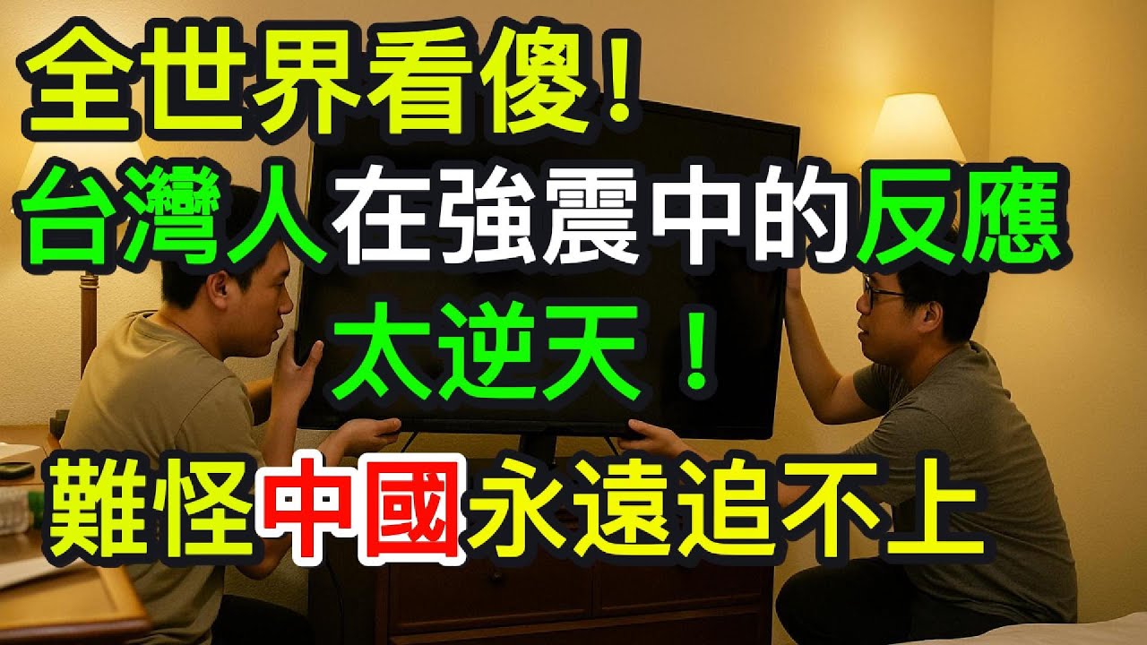 全世界看傻！台灣人在強震中的反應太逆天：難怪中國永遠追不上｜北美王律觀台海第796期｜World Stunned: Taiwan’s Earthquake Reaction Is Unreal!
