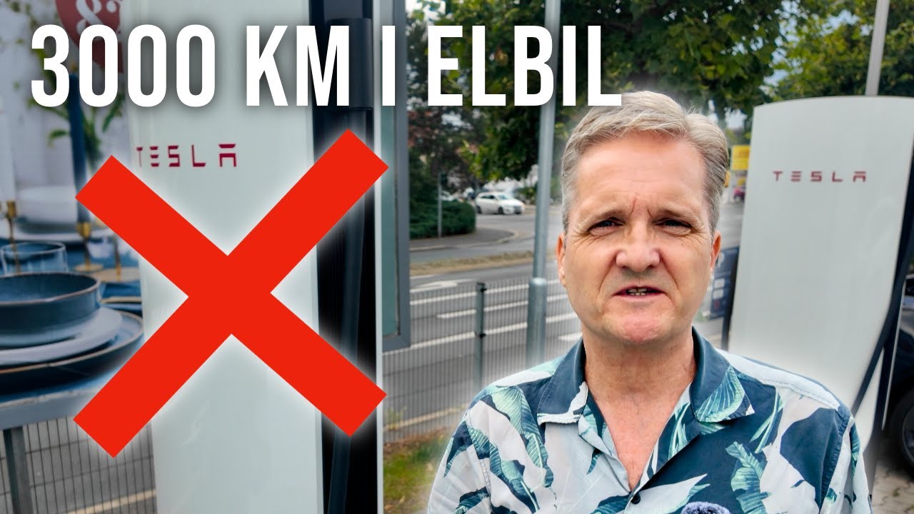 Første ladestop går galt! - langtur i elbil (1:6)