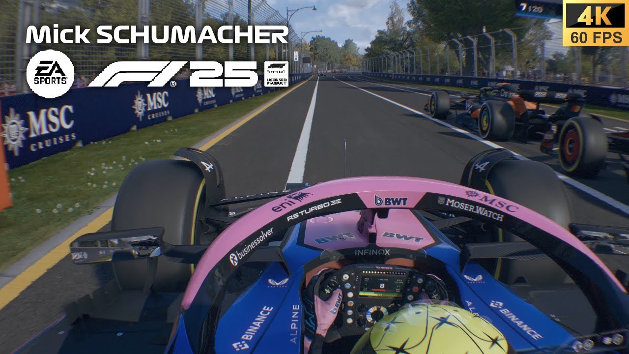 Mick Schumacher Melbourne 2025 | 50% Race Alpine A525