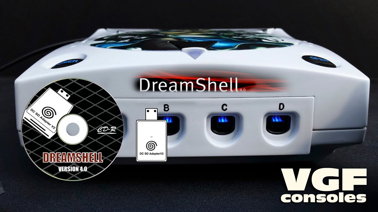 DreamShell 4.0. запуск игр с micro SD на SEGA Dreamcast
