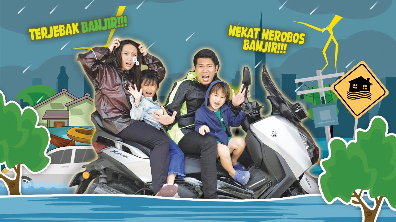 TERJEBAK BANJIR BESAR SAMPAI GAK BISA PULANG..!!!