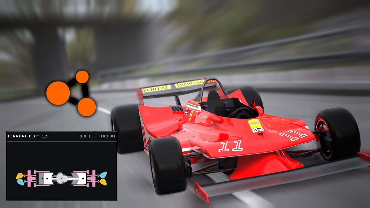 I made the Famous Ferrari Flat 12 for BeamNG