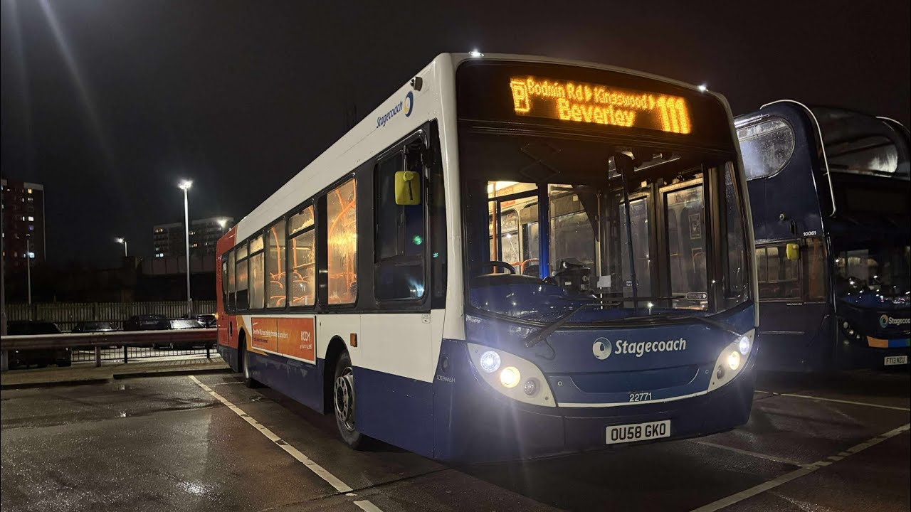 Why haven't the MANs left yet? Stagecoachs MAN 18.240LF Alexander Dennis Enviro300 22771 OU58 GKO 