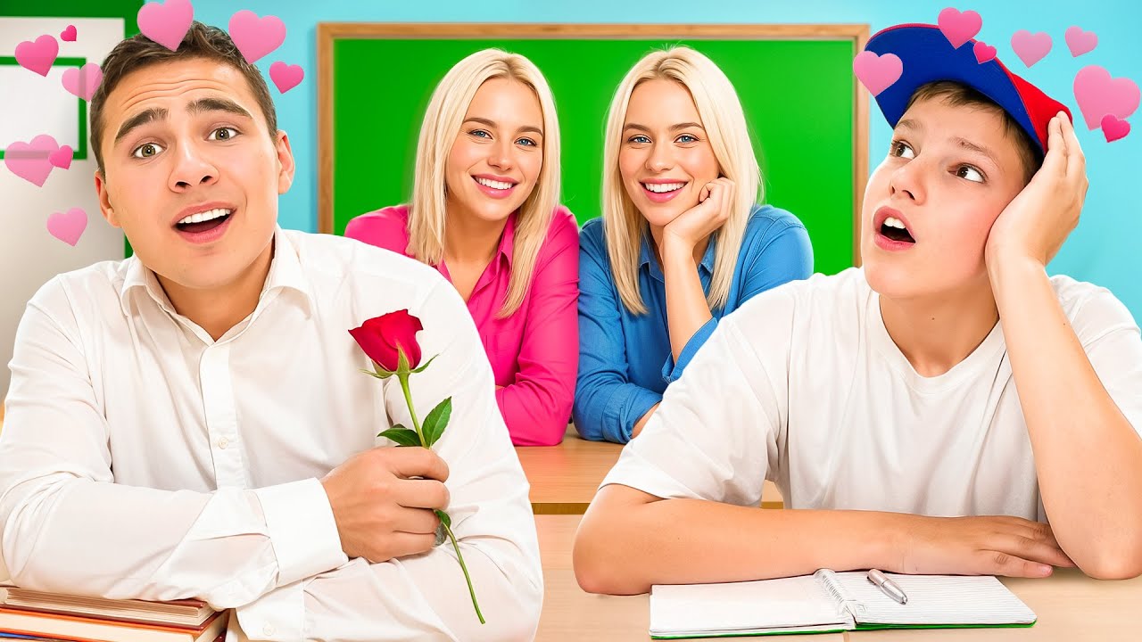 Влюбились в Новеньких! БЛИЗНЯШКИ у нас в Школе Pro !