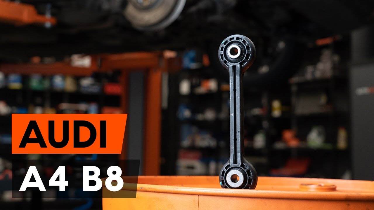 Comment remplacer une biellette de barre stabilisatrice avant sur Audi A4 B8 Berline [AUTODOC]