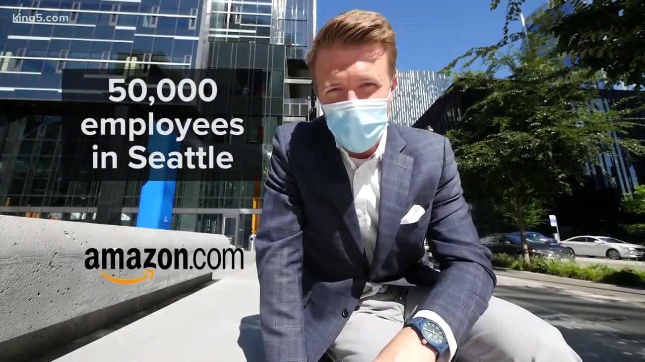 Big tech companies, like Amazon, Google and Facebook continue to expand in Seattle, Washington