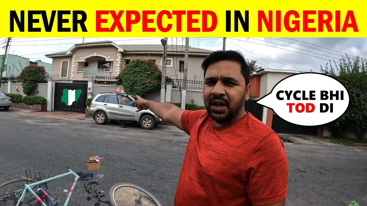 Hardest place to shoot in Africa !! They broke my CYCLE in NIGERIA !! Cycle Baba Ep-523