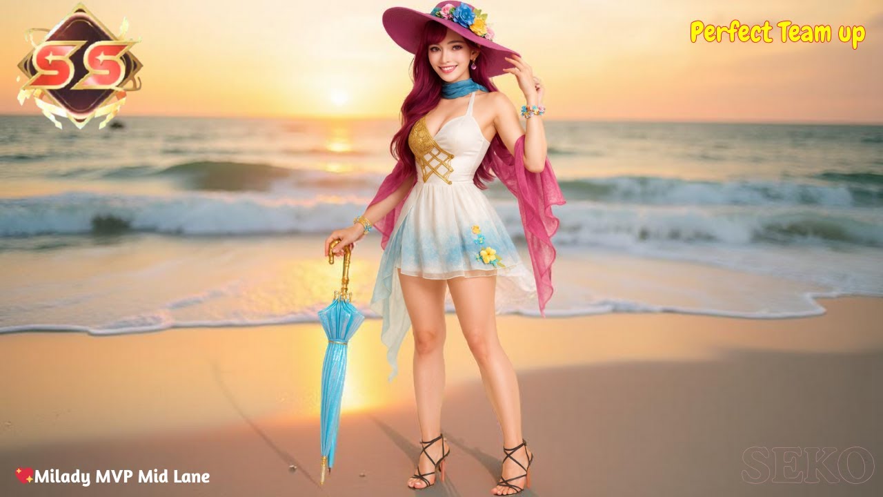 💖 Milady MVP Mid Lane : SS rating ✨ Perfect Team up with Sun Bin | HoK S12 Ranked Full Gameplay 34
