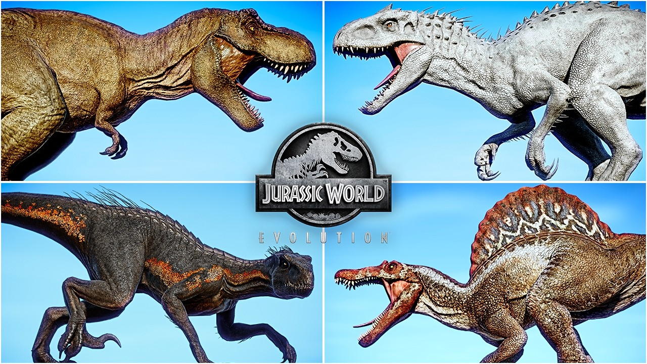 All Dinosaur Species - Jurassic World Evolution ( 68 Dinosaurs )