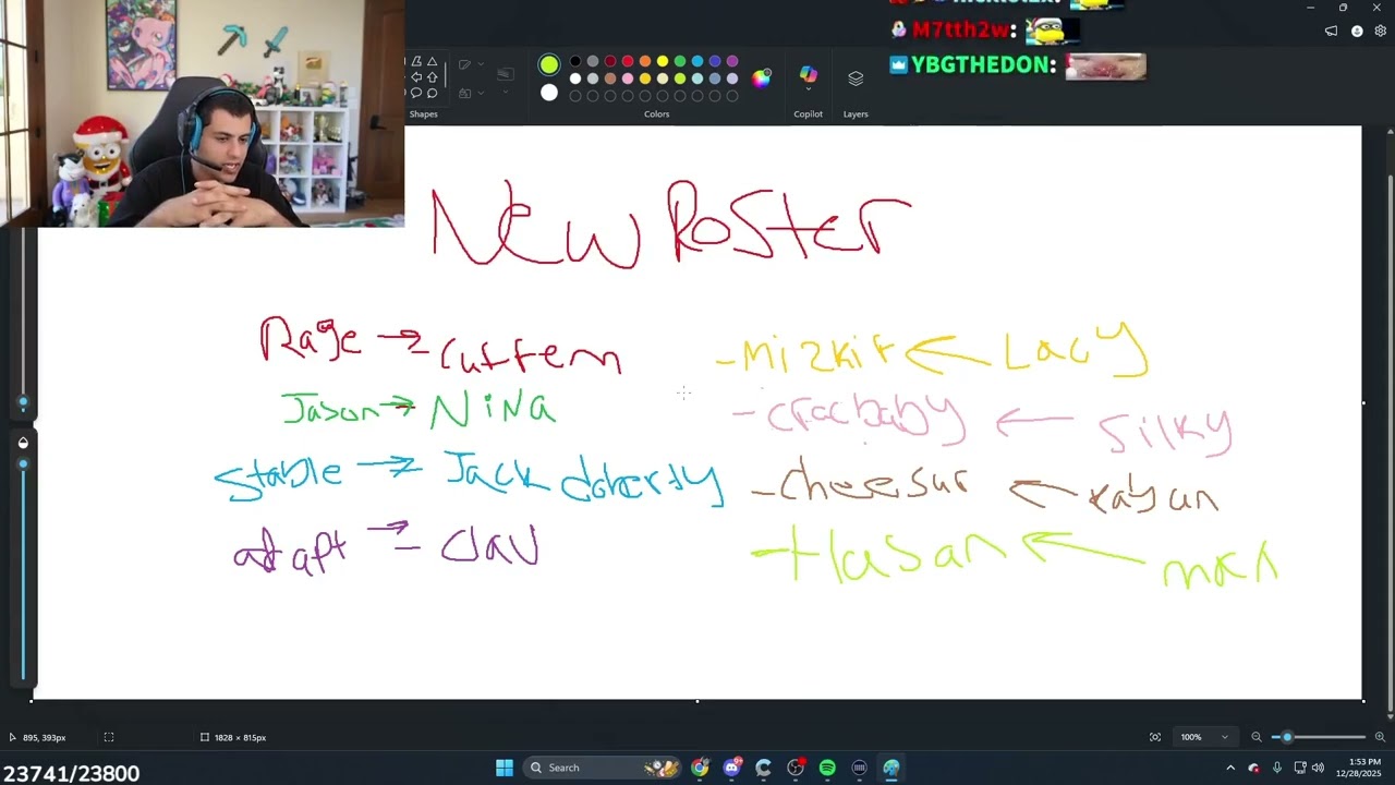 StableRonaldo lists the new roster for FaZeClan
