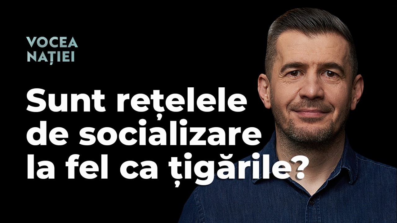 Sunt rețelele de socializare la fel ca țigările? Vocea Nației #312