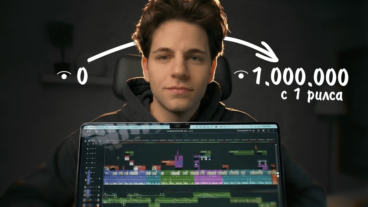 Формат Reels, Который Залетит на 1млн | Premiere Pro 2026 Туториал