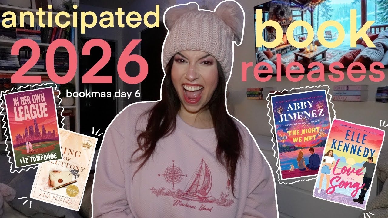 мои САМЫЕ ожидаемые релизы книг 2026 года 🥳📆🎉 | 6-й день книжных масок