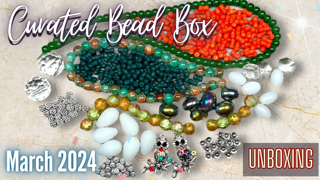 Curated Bead Box | 2nd March 2024 Box | Dusk in the Woods
