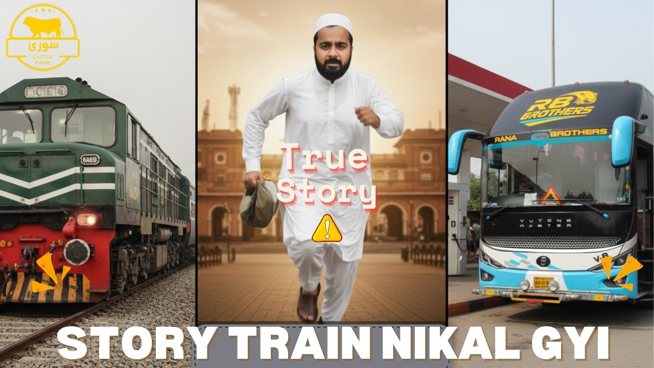 TRUE STORY Don't Travel by Train Until You Watch This! SOORI CATTLE FARM VLOG 32