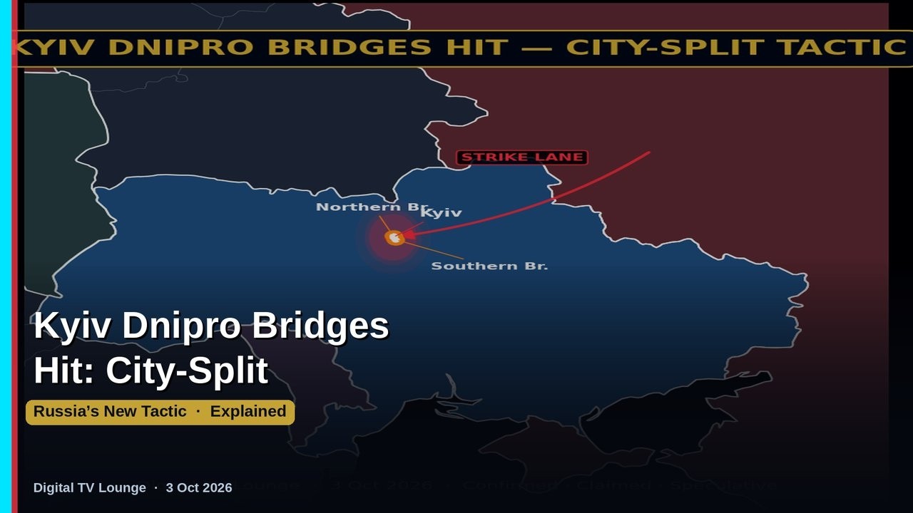 Kyiv Dnipro Bridges Hit: Russia&rsquo;s New City-Split Tactic Explained