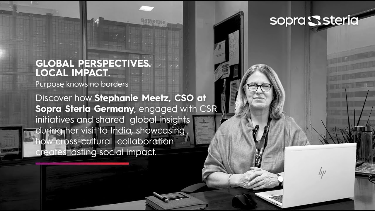 Stephanie Meetz with CSR champions in India