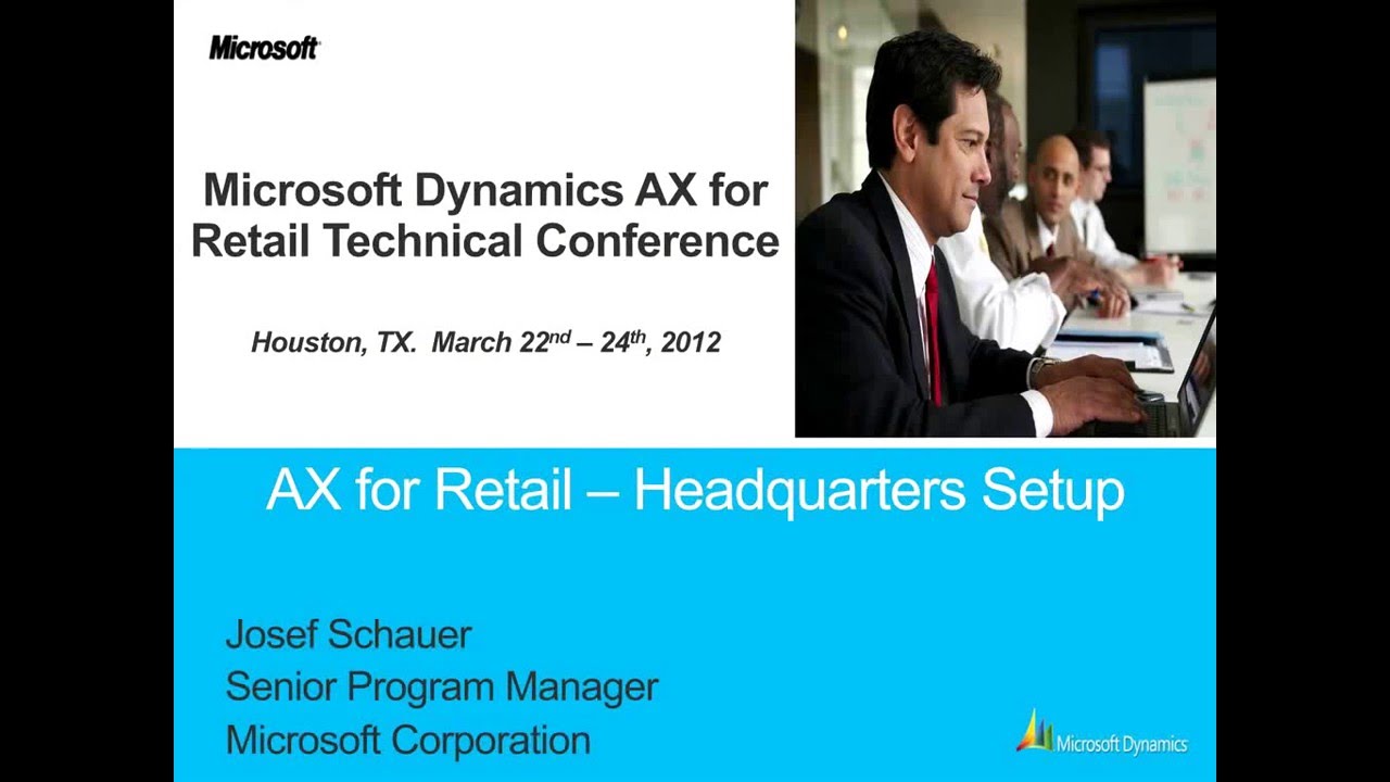 Microsoft Dynamics AX 2012 Retail HQ Setup