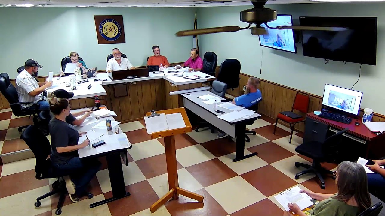 City of West Tawakoni Public Hearing & Regular Session