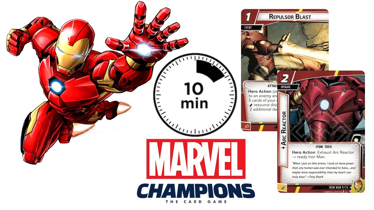 MARVEL CHAMPIONS | Aprende a jugar con Iron Man en 10 minutos!