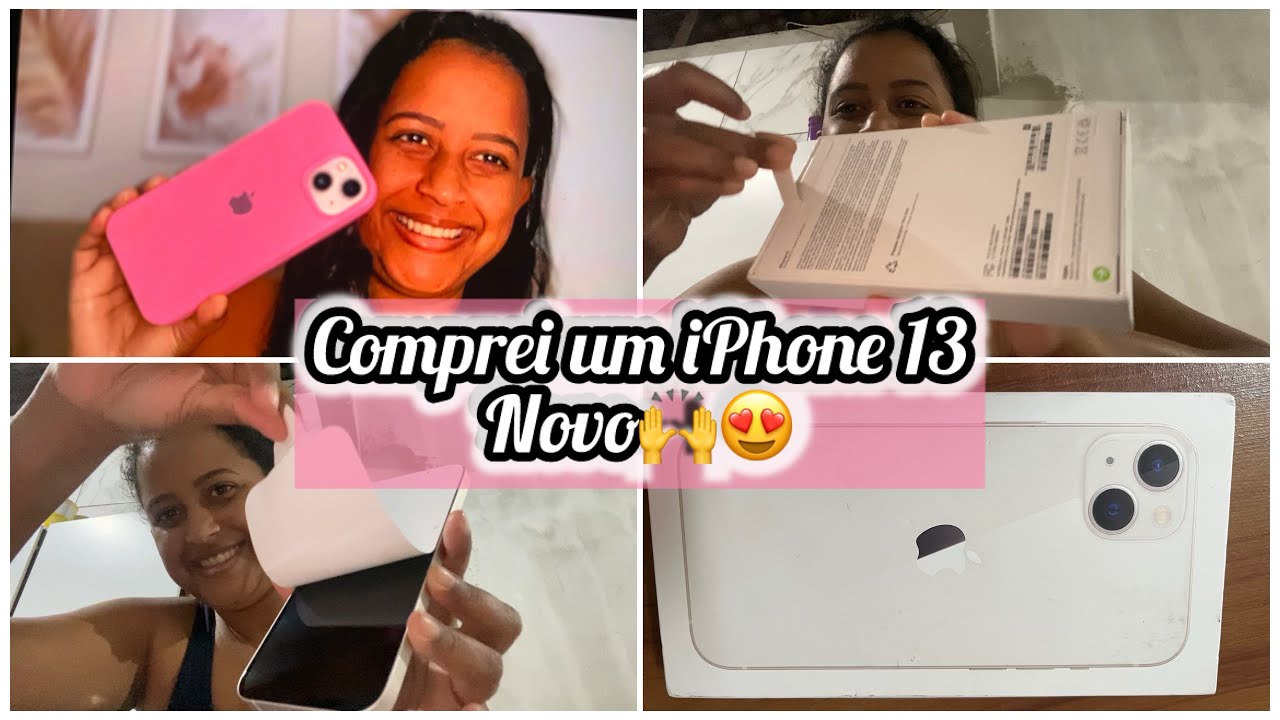 MEU NOVO CELULAR | comprei um iPhone 13 | SONHO REALIZADO GRATIDÃO A DEUS SEMPRE 🙌😍