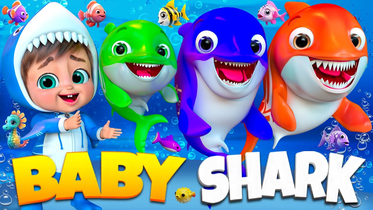 Doo Doo Baby Shark Adventure - Nursery Rhymes & Kids Songs  #nurseryrhymes #kidsongs  #shortvideo