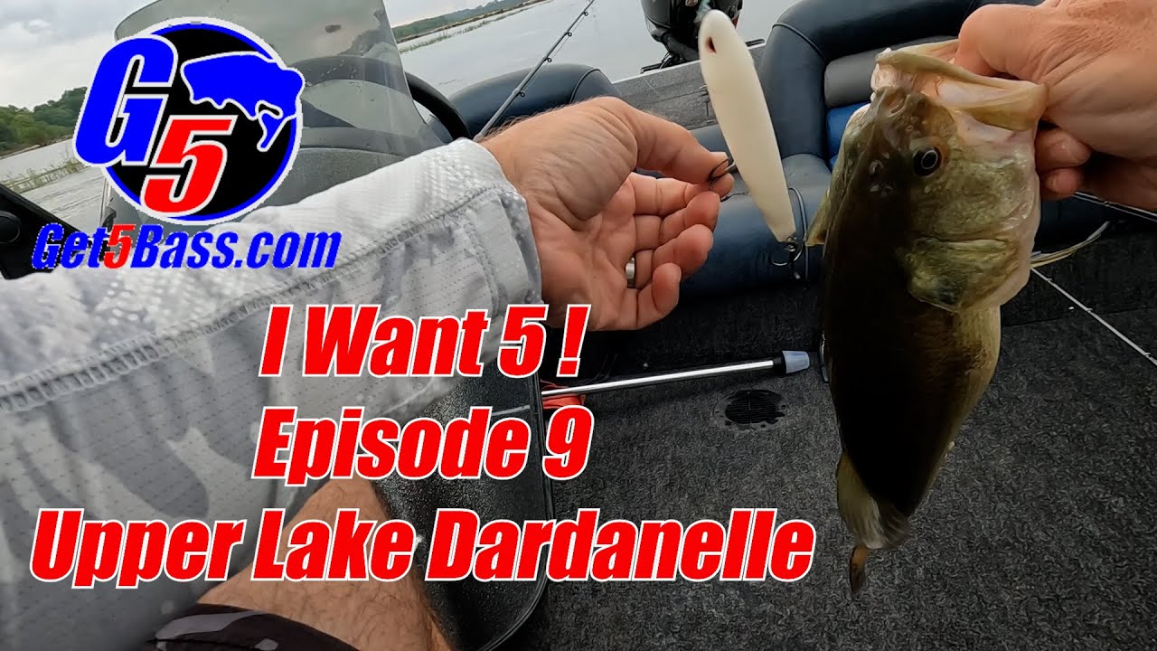 Upper Lake Dardanelle Bass Fishing - I Want 5! Episode 9 #arkansasbassfishing #lakedardanelle #bass