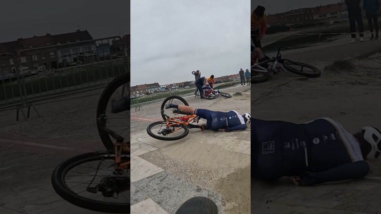Crash beachrace gravelines 2024.  